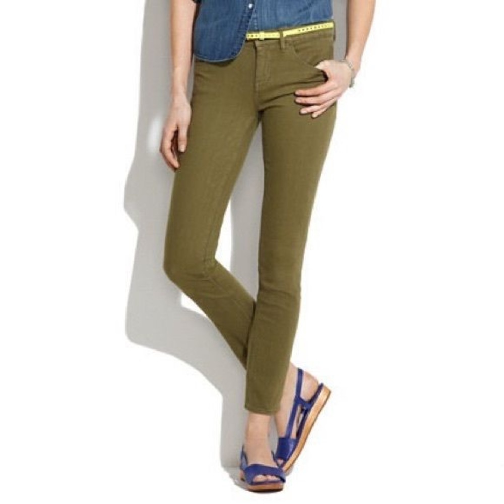 Madewell | Skinny Skinny Ankle Olive size 27